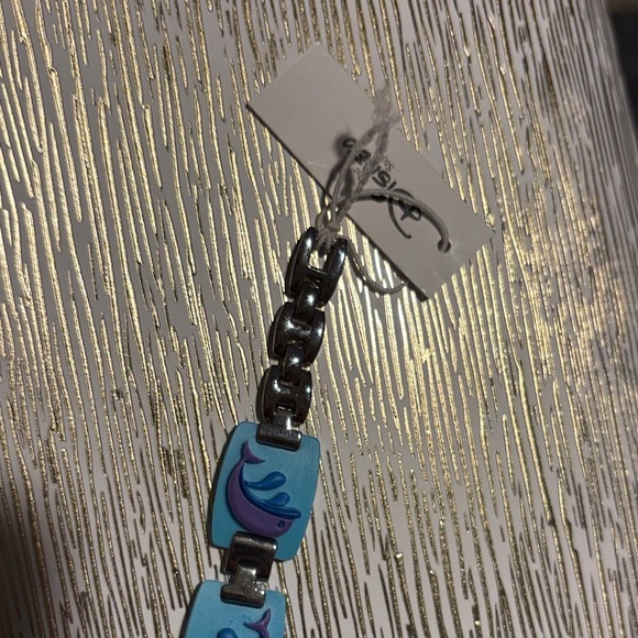 Disney “Ariel”Silver and Blue Dolphin Bracelet watch - Picture 3 of 4